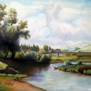 LANDSCAPE- RIVER AND GREENERY