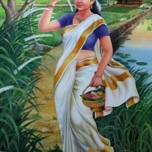 GIRL AND MONSOON BREEZE