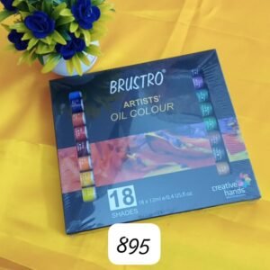 ARTISTS OIL COLOUR 18 SHADES X 12 ML- BRUSTRO