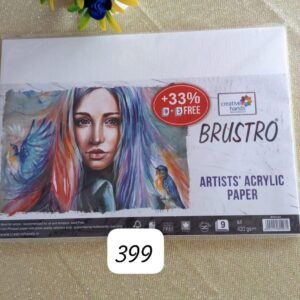 BRUSTRO ARTISTS ACRYLIC PAPER BOOK 33% FREE