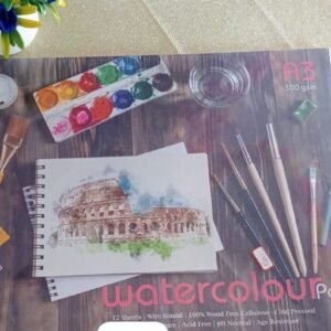 WATER COLOUR PAPER BOOK ACID FREE 300GSM A3