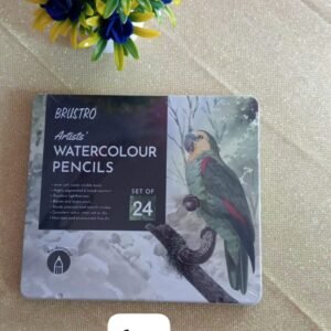 ARTISTS WATER COLOUR PENCIL 24 SHADES - BRUSTRO