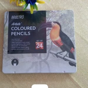 ARTISTS COLOUR PENCILS 24 SHADES- BRUSTRO
