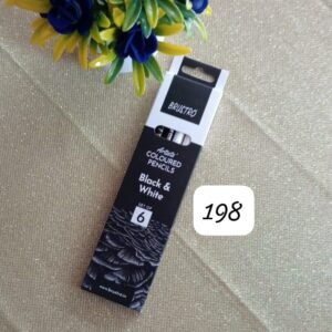 ARTISTS COLOURED PENCIL BLACK & WHITE  SET OF 6- BRUSTRO