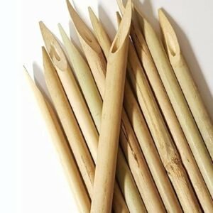 BIMA Bamboo Urdu English Arabic Hindi Calligraphy Pen, Writting Arts Pen (Size - 20Cm Length)