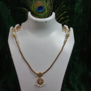 Droplet Necklace with Stud
